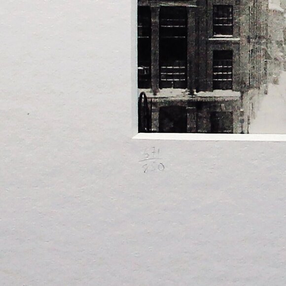 Silver Bromide Photograph Allan Manus Montréal Place Jacques-Cartier Wit… - Picture 4 of 5